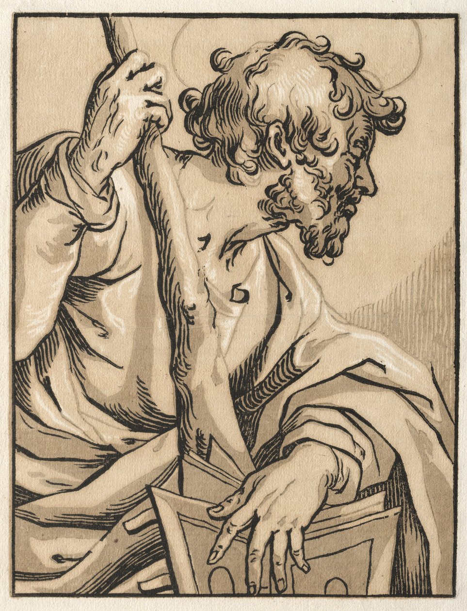 Christ et les Apôtres : Saint Judas Thaddée (avec la massue) - Ludolph Büsinck