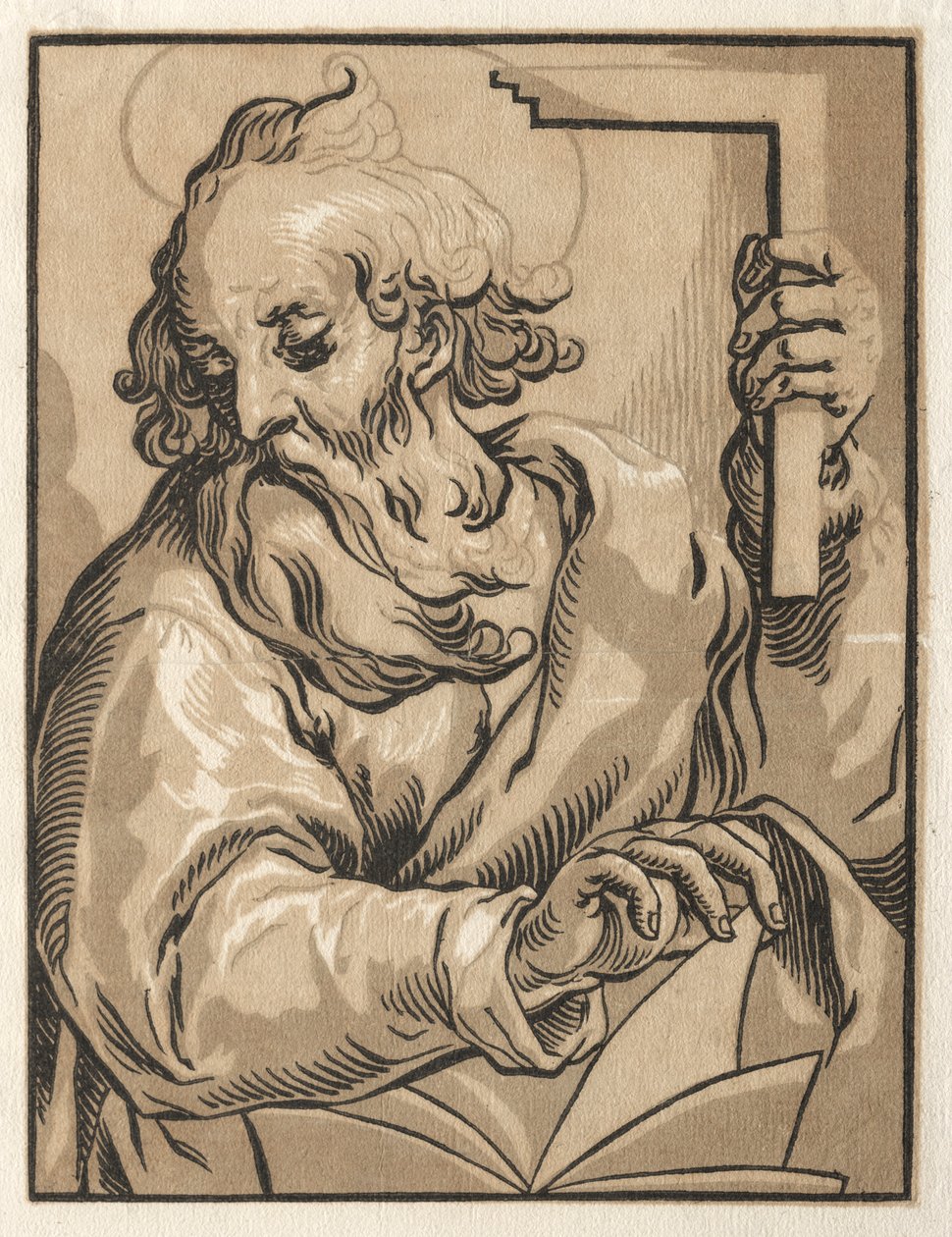 Christ et les Apôtres : Saint Thomas (avec l