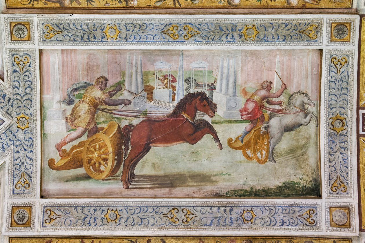 La course de quadrige (détail) - Ludovico Settevecchi