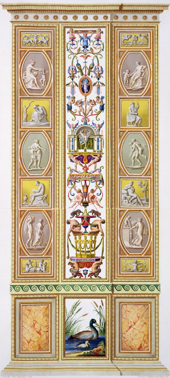 Panneau de la Loggia de Raphaël au Vatican, de 
