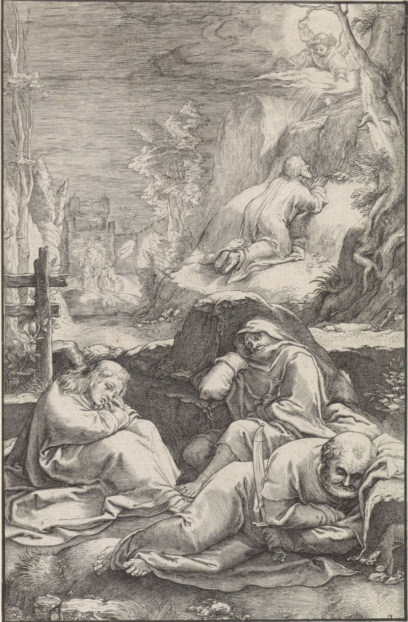 Christ dans le jardin de Gethsémani (La Passion) - Ludovicus Siceram