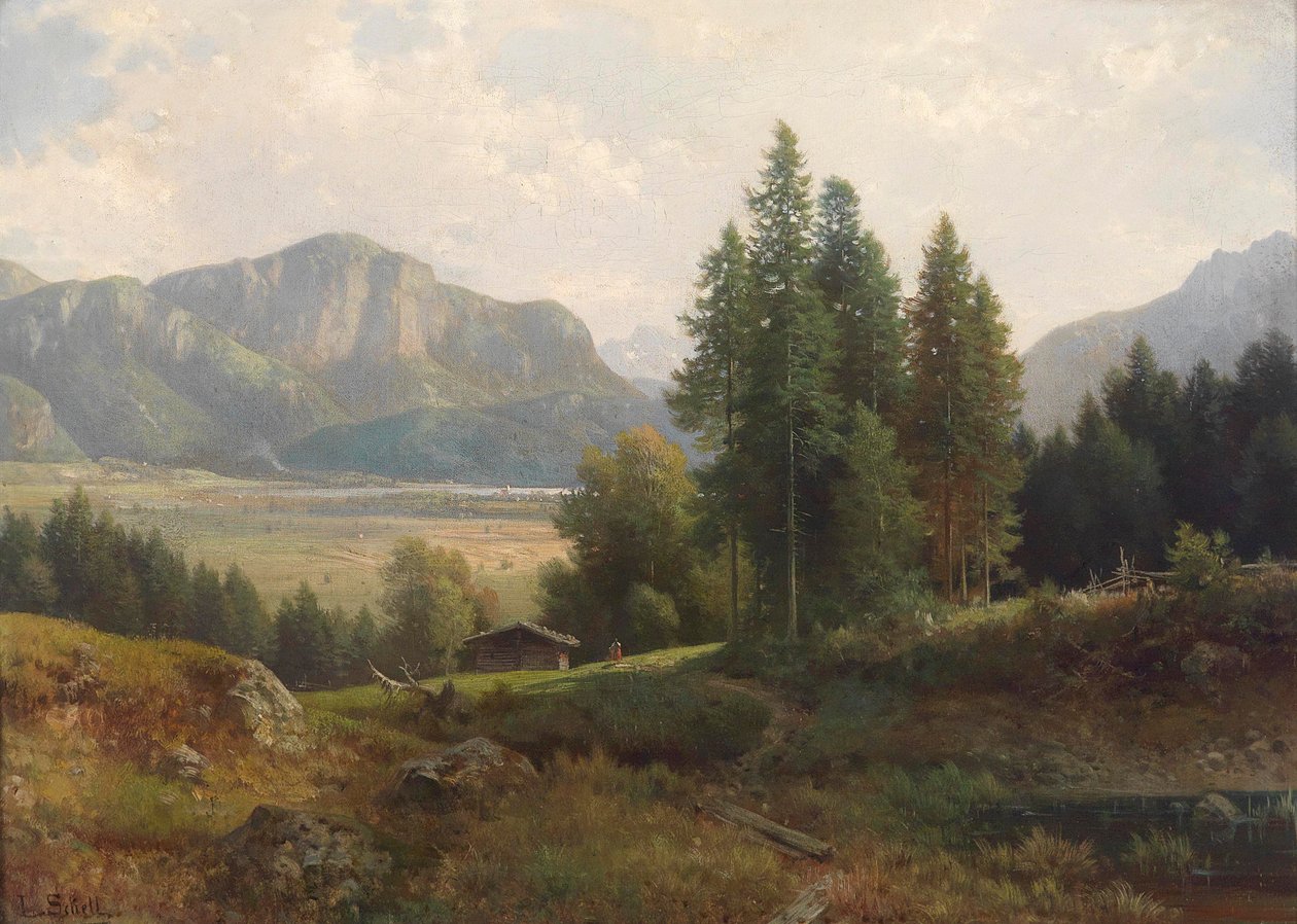 Partie au lac de Kochel - Ludwig Sckell