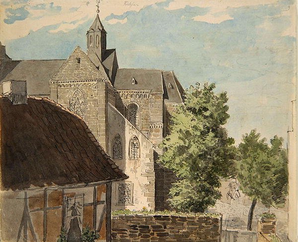 Cathédrale de Fritzlar - Ludwig Emil Grimm