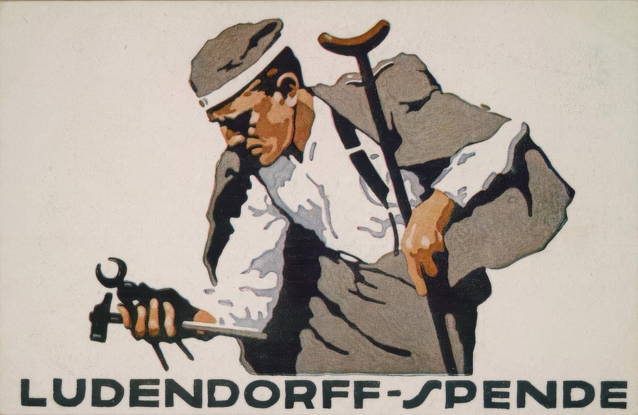 Don Ludendorff pour les blessés de guerre - Ludwig Hohlwein