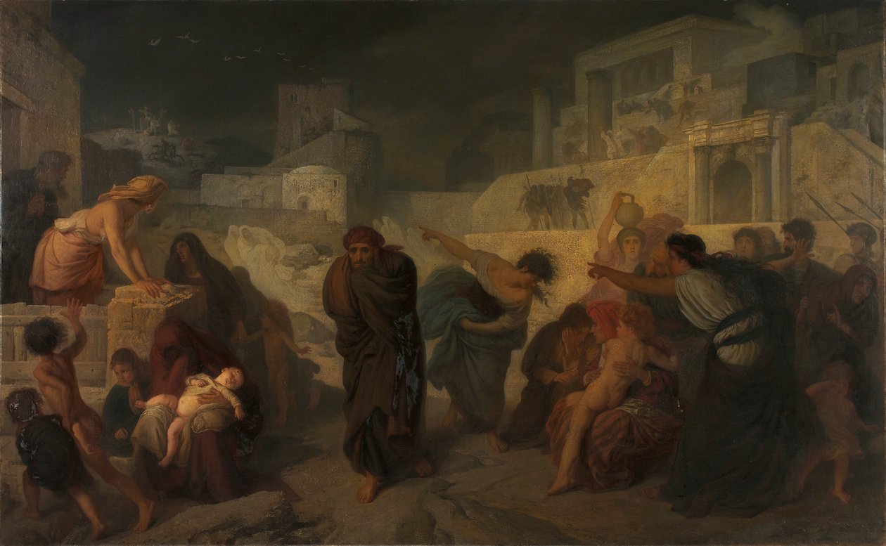 Jérusalem après la mort du Christ - Ludwig Mayer