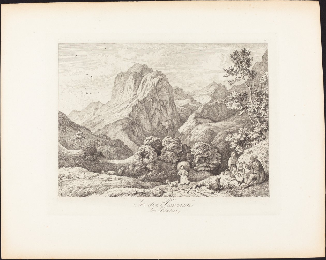 In der Ramsau bei Salzburg - Ludwig Richter