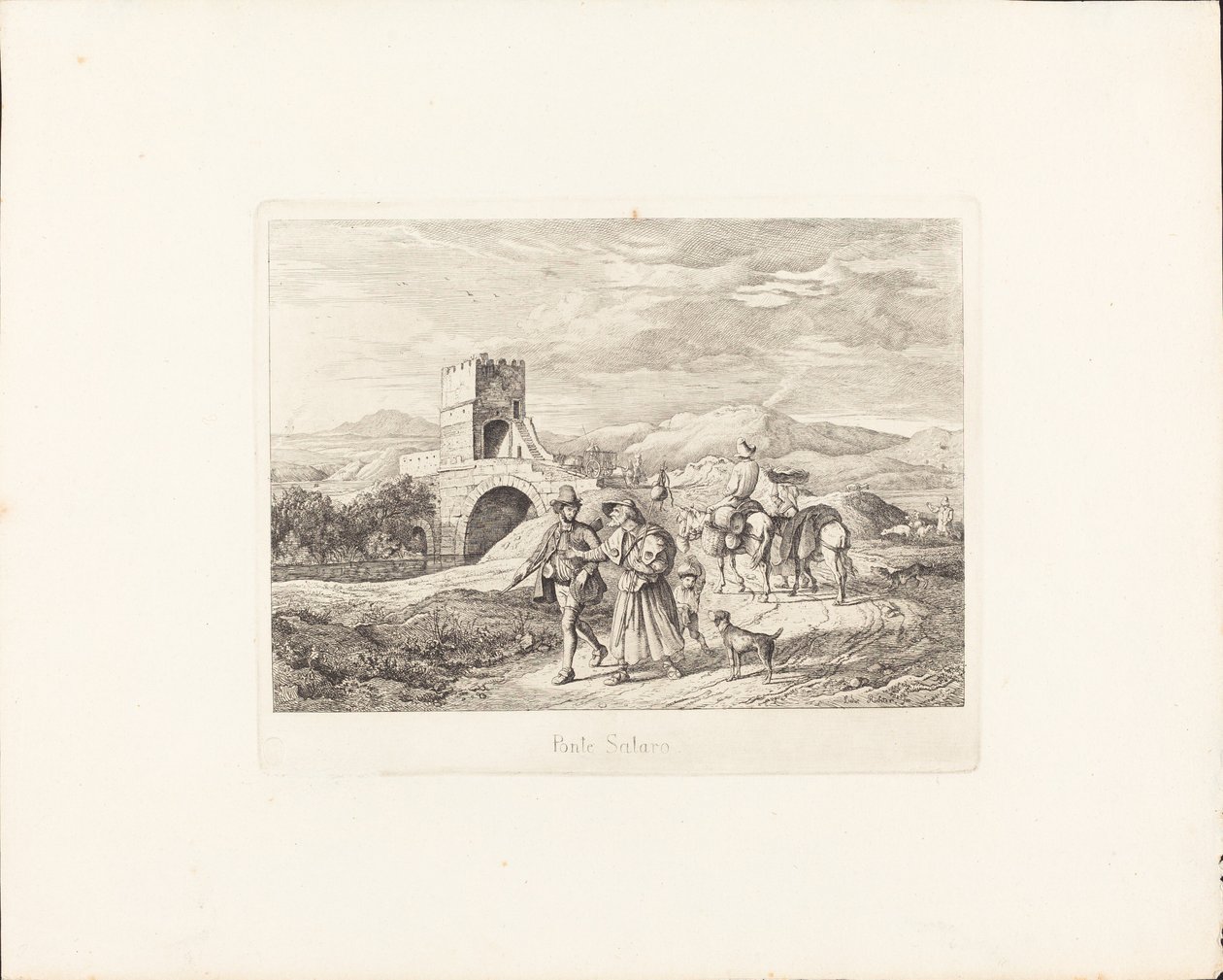 Ponte Salaro - Ludwig Richter