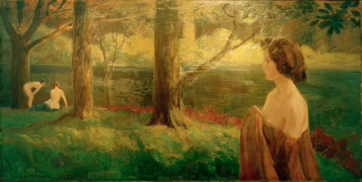 Soleil couchant - Ludwig von Hofmann