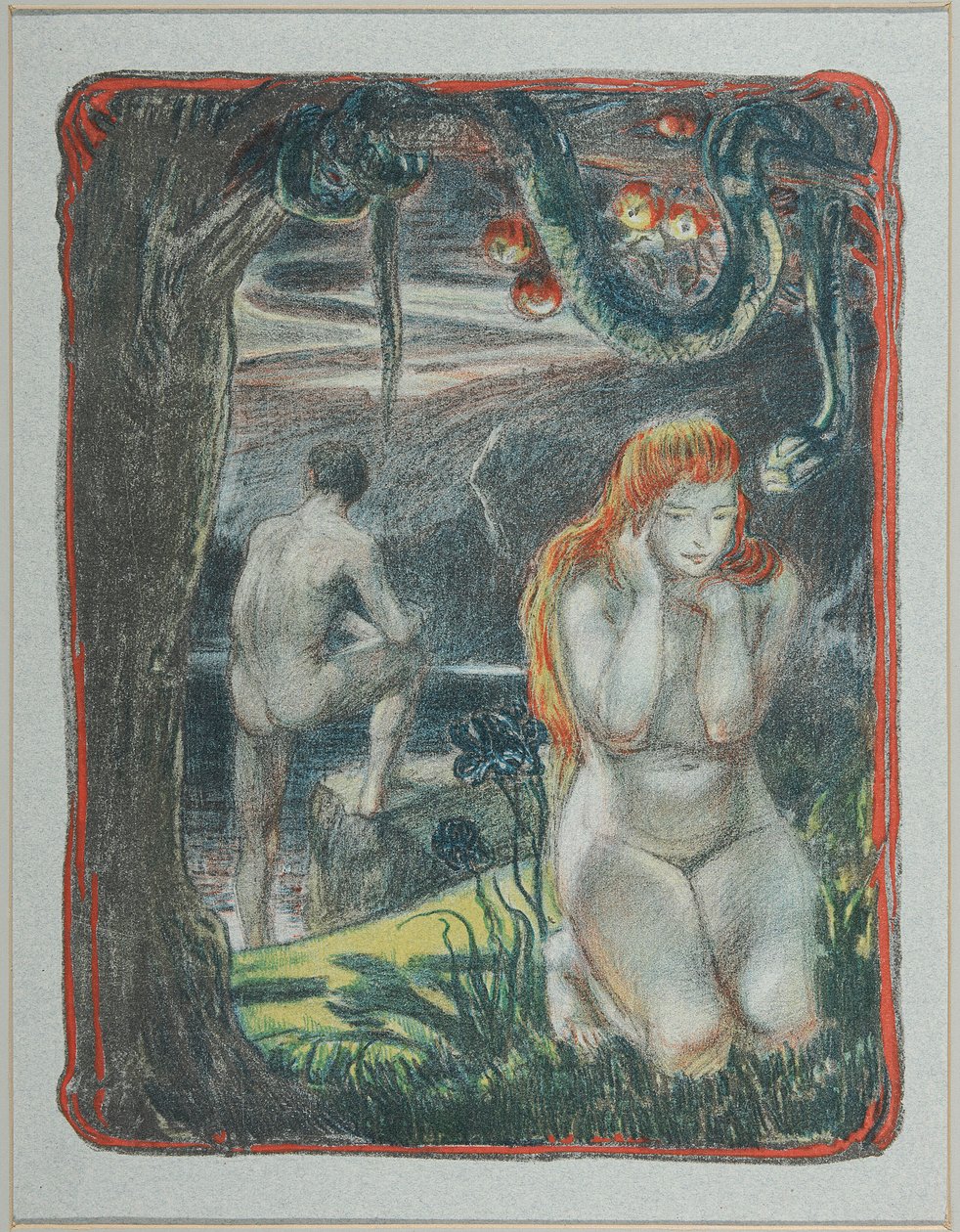 Adam et Ève - Ludwig von Hofmann