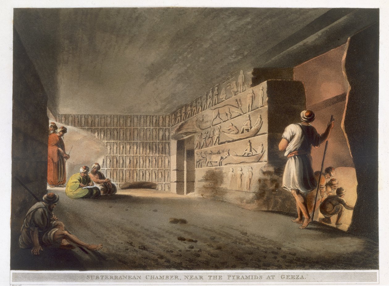 Chambre souterraine près des pyramides de Gizeh, planche 9 de 