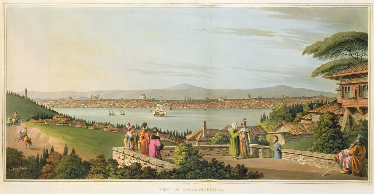 Vue de Constantinople, planche 1 de 