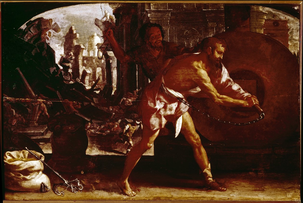 Samson et la meule - Luigi Miradori