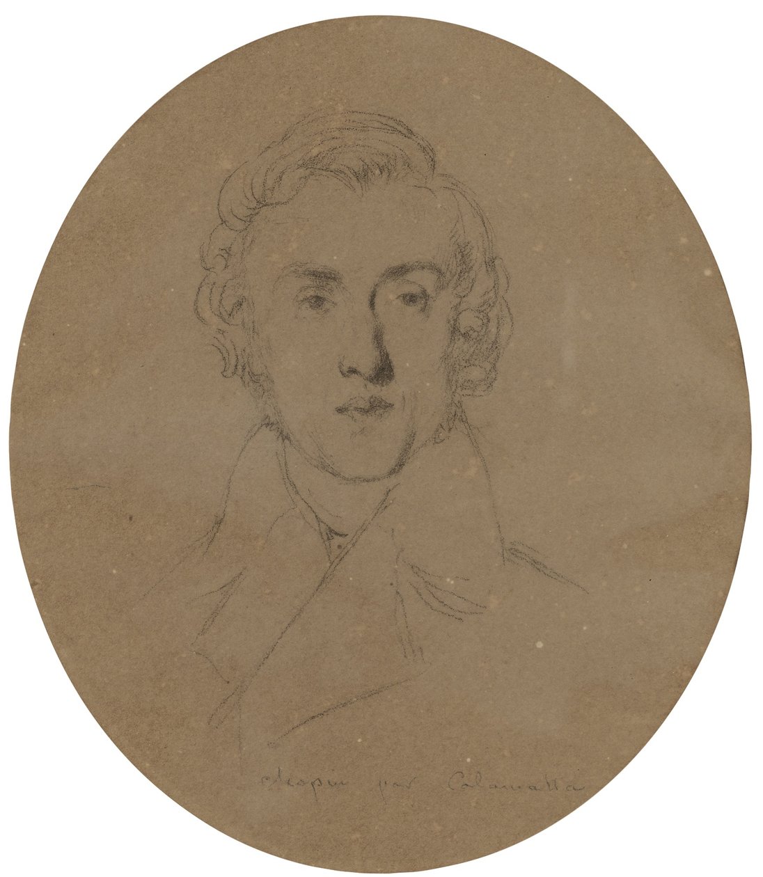 Portrait de Frédéric Chopin - Luigi Calamatta