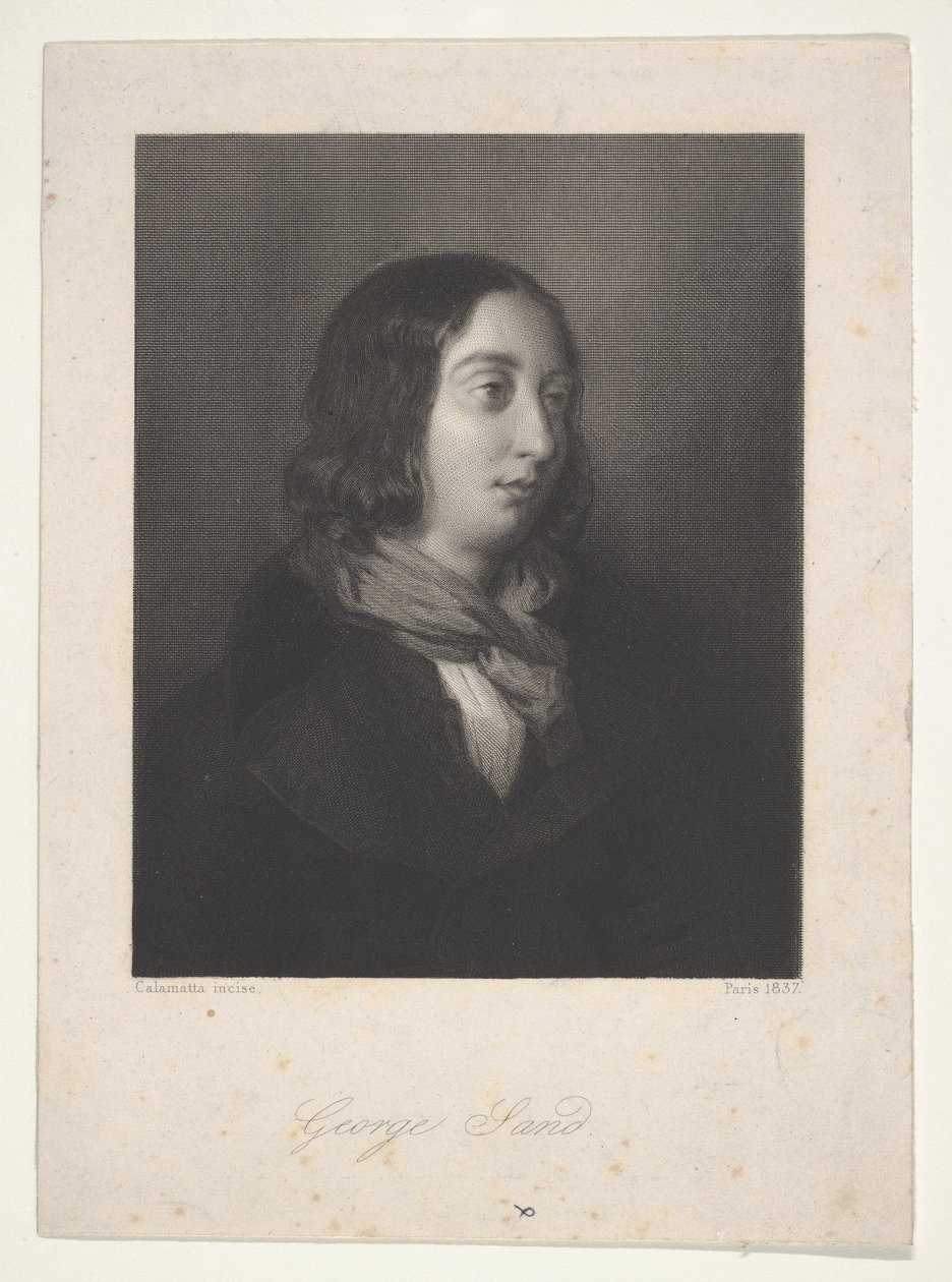 Portrait de George Sand - Luigi Calamatta