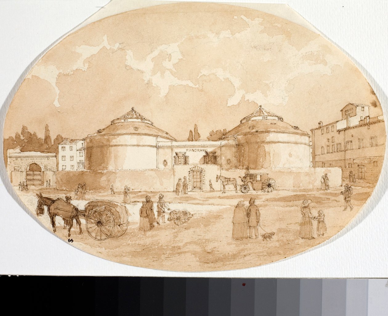 Vue de la place Porta al Prato à Florence - Luigi Garibbo