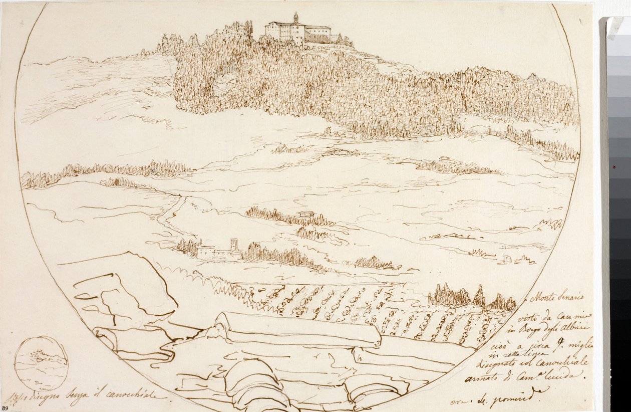 Vue du mont Senario près de Florence - Luigi Garibbo