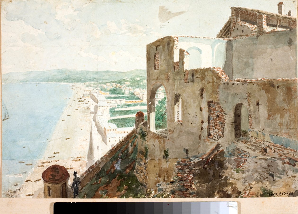 Vue sur le quartier de Sampierdarena à Gênes - Luigi Garibbo