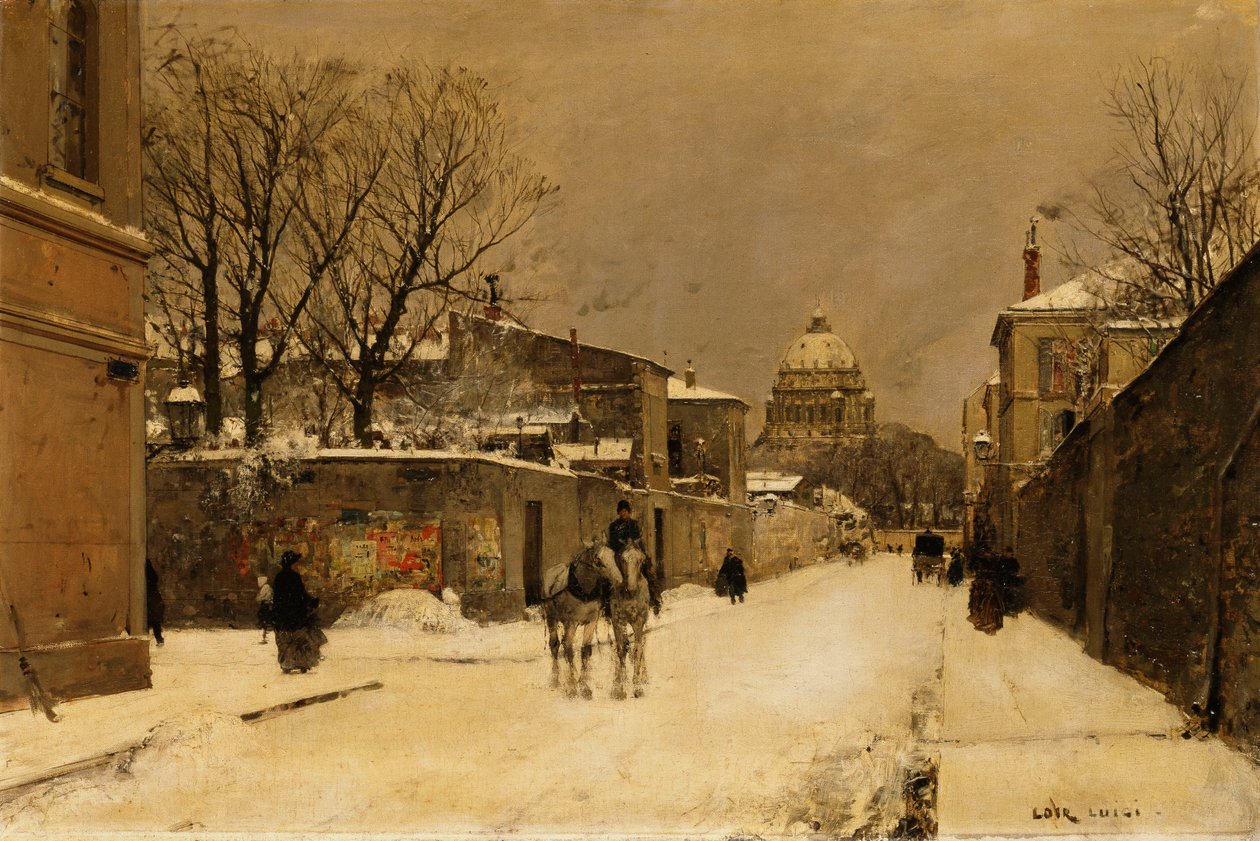 Une rue près des Invalides, Paris - Luigi Loir