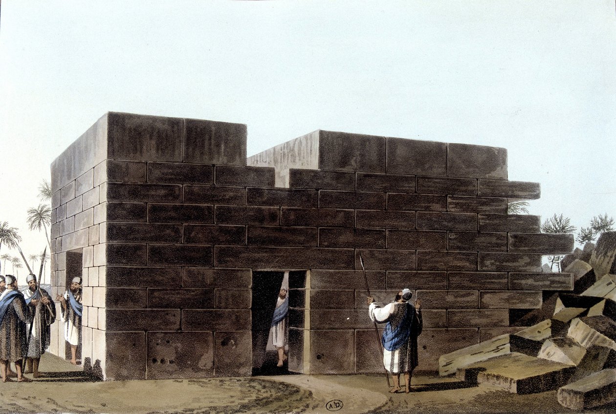 Temple de Jupiter Ammon en Libye. Dans Vue de la domination ottomane en Europe en Asie et autres îles méditerranéennes. D
