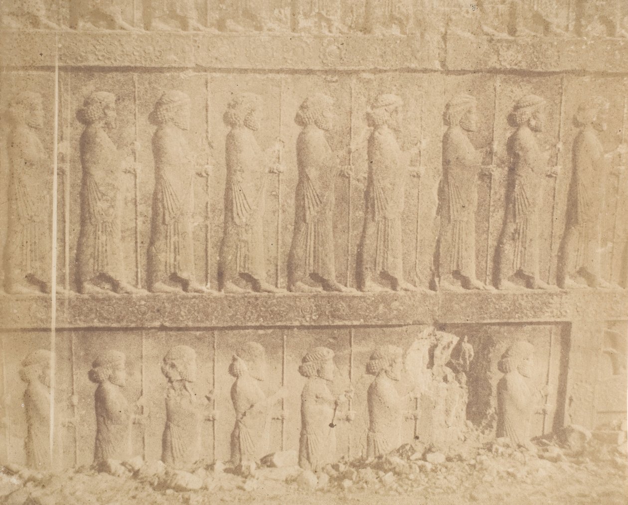 Procession sur la façade de la Grande Scala, 1858 - Luigi Pesce