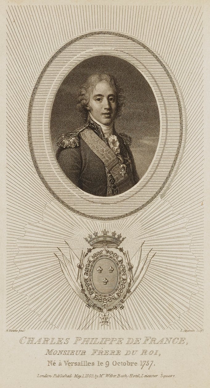 Charles Philippe de France - Luigi Schiavonetti