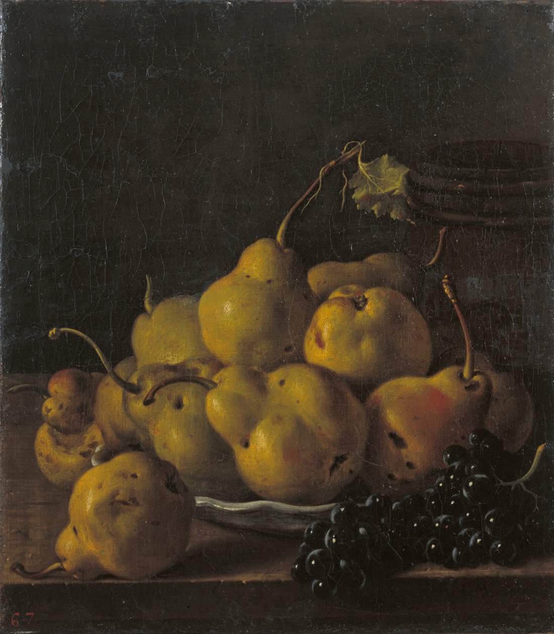 Nature morte avec poires et raisins - Luis Egidio Melendez
