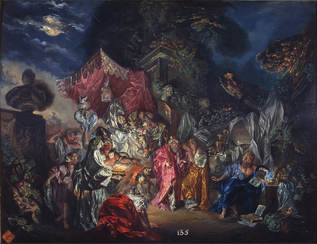 La circonspection de Diogène ou la prudence de Diogène. - Luis Paret y Alcazar