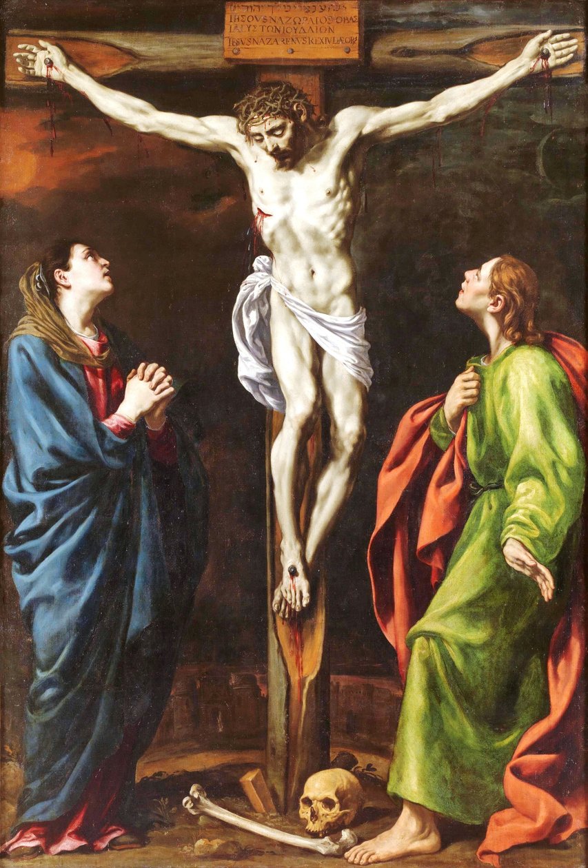Espagnol :  Calvario La crucifixion - Luis Tristán