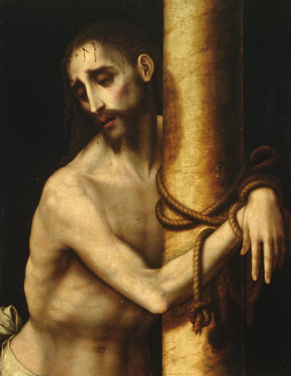 Le Christ attaché à la colonne - Luis de Morales