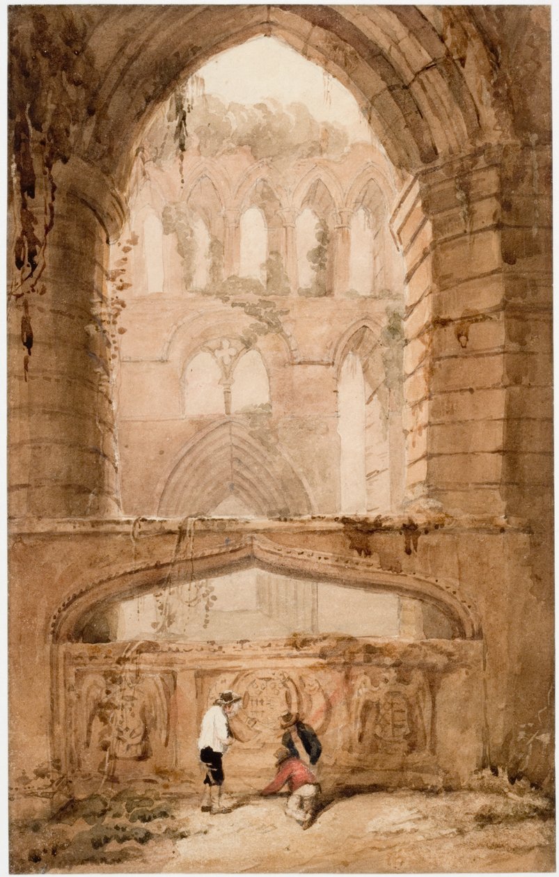 Intérieur du prieuré de Lanercost - Luke Clennell