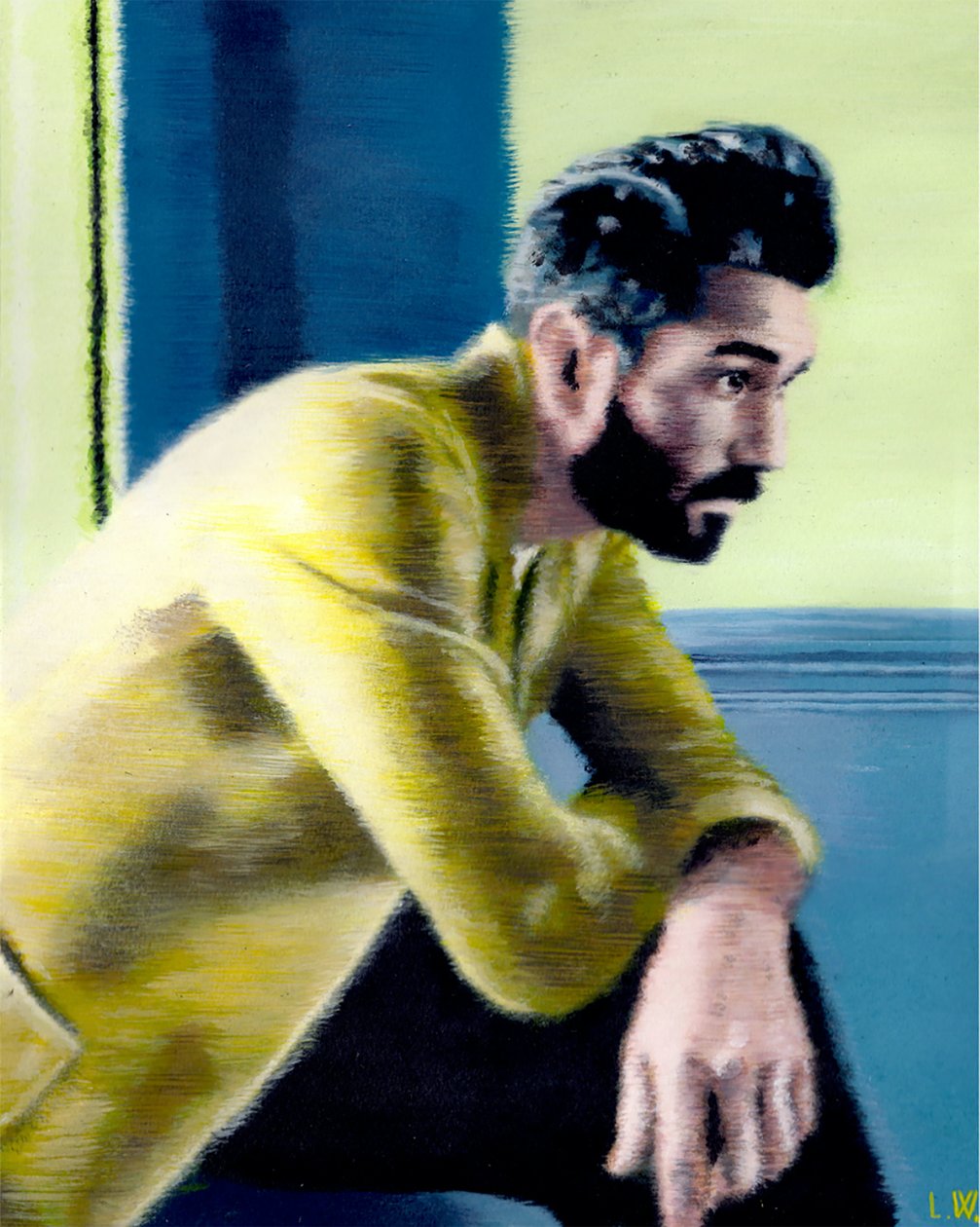 A Style but Grace , c.2013 (peinture acrylique sur papier) - Luke Waller