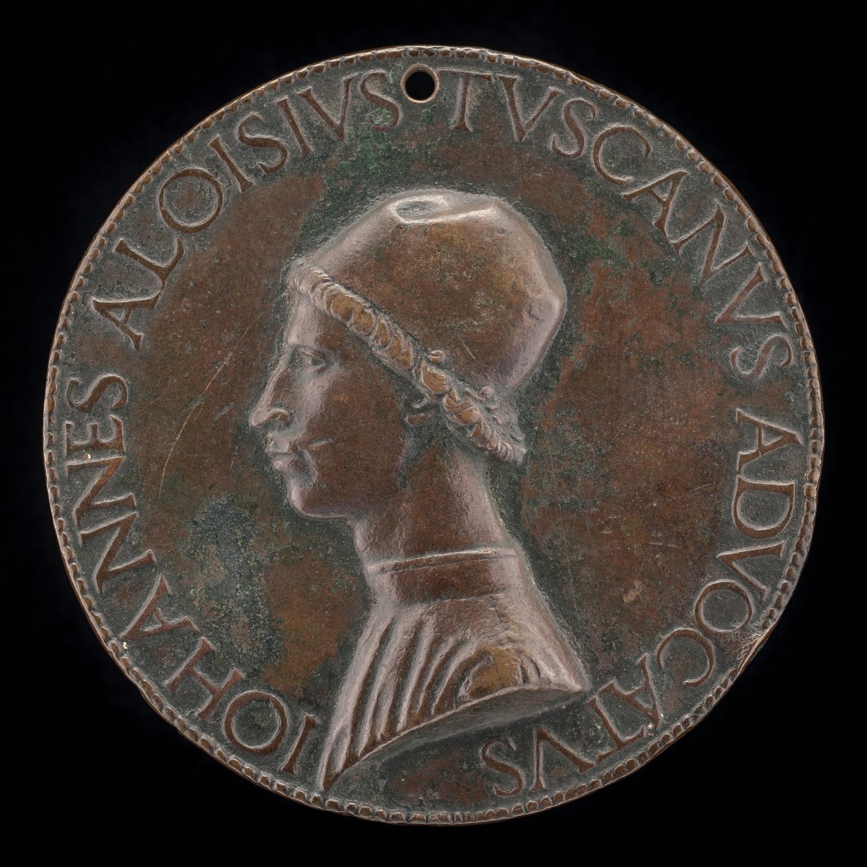 Giovanni Alvise Toscani, vers 1450-1478, jurisconsulte milanais, avocat consistorial...[avers] - Lysippus Junior