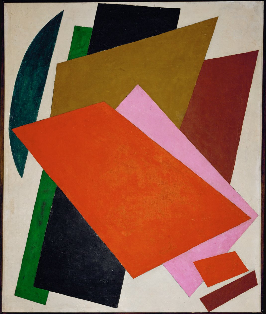 Composition (huile sur toile) - Lyubov Sergeevna Popova
