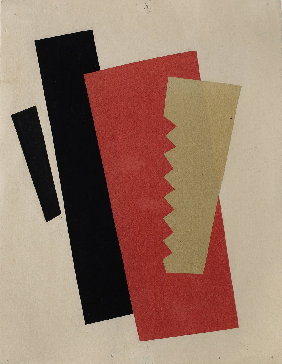 Composition Rouge-Noir-Or - Lyubov Sergeevna Popova
