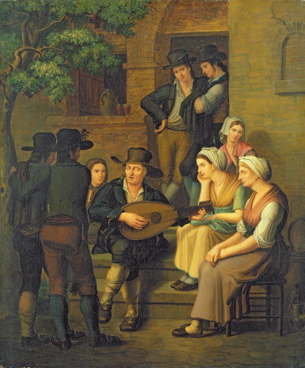 Le chanteur aveugle, 1828 - M Von