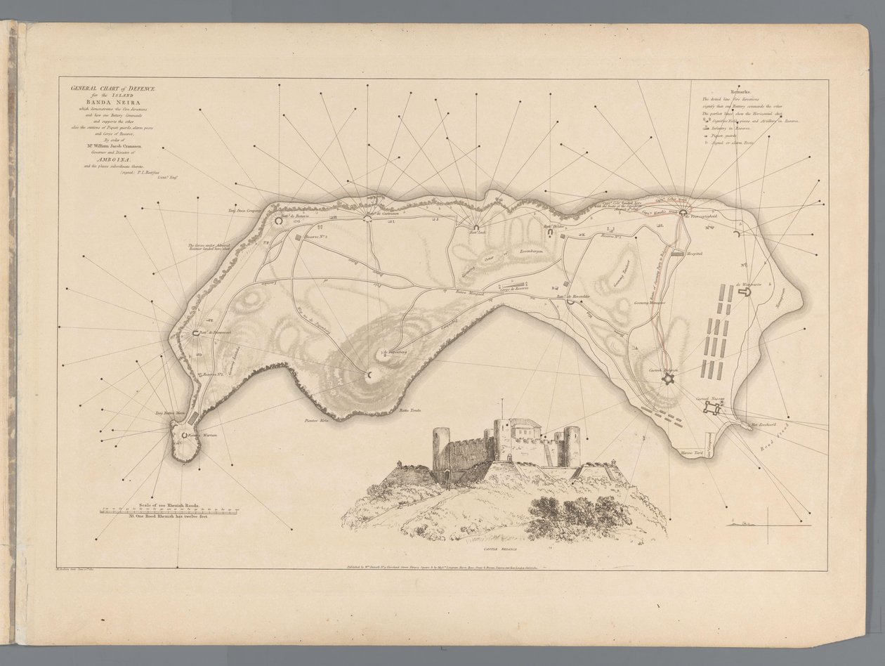 Conquête de Banda par les Anglais le 9 août 1810 Compte rendu illustratif de l