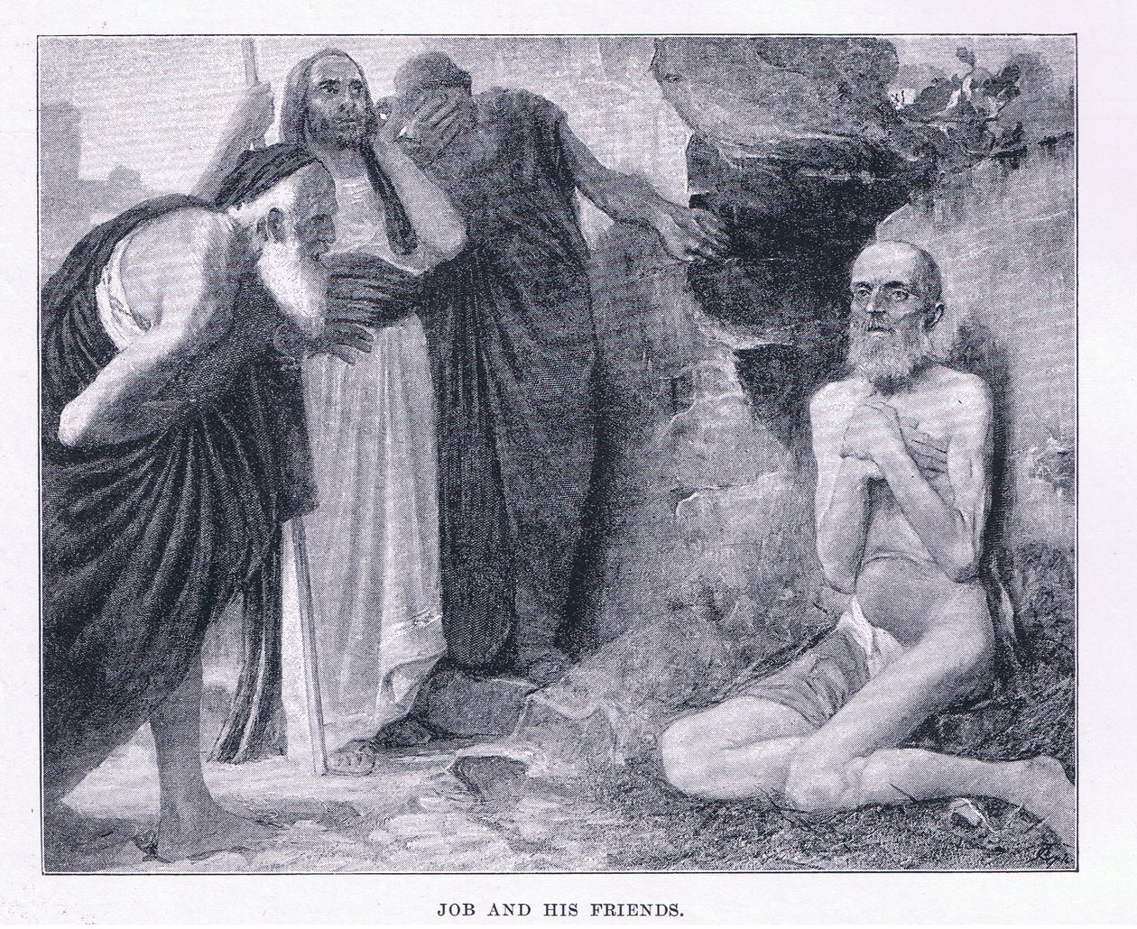 Job et ses amis, du Magazine of Art 1893, Cassell and Company - M. Lavergne