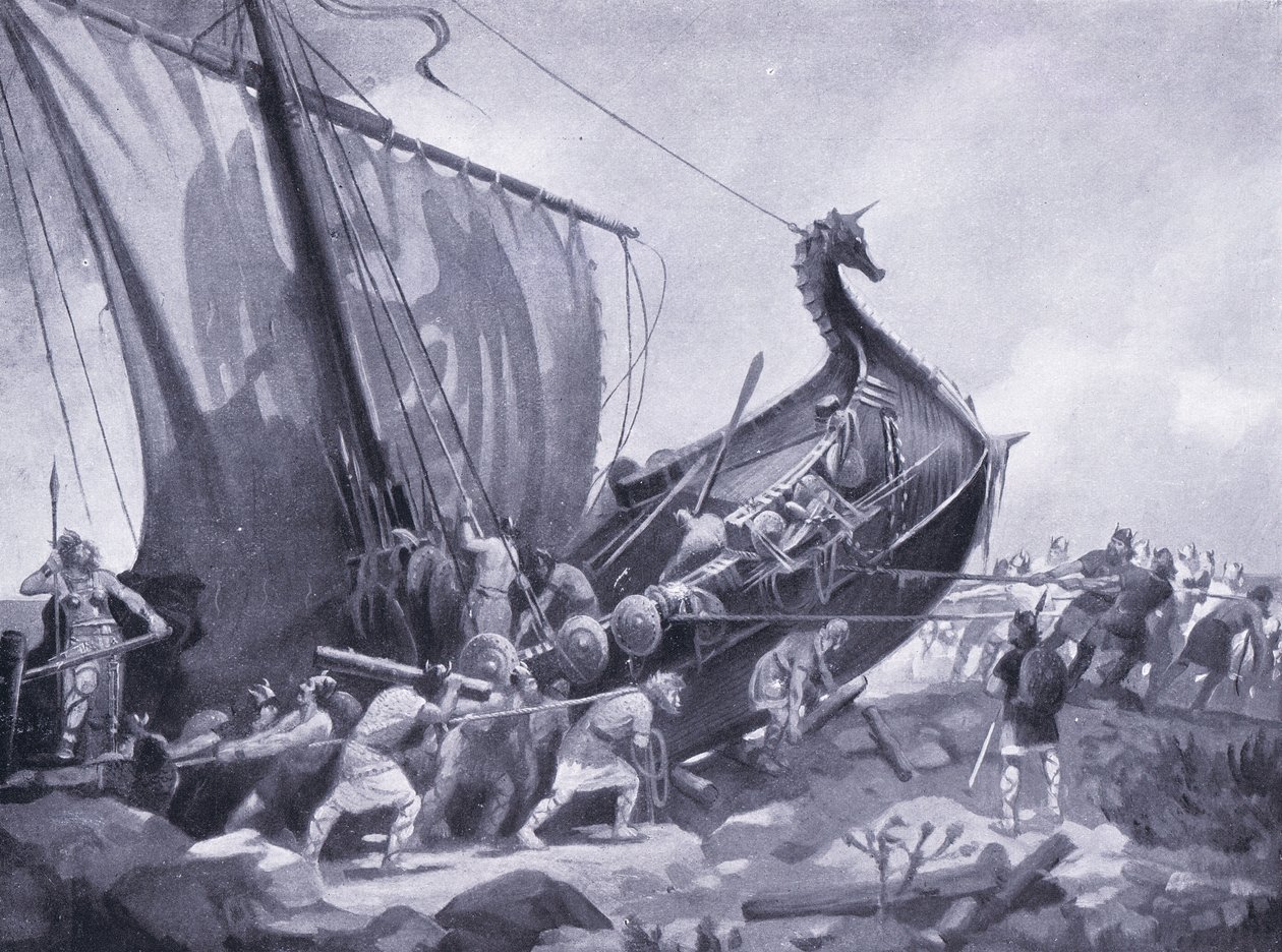Magnus navigue autour du Mull de Cantyre AD1098, années 1920 - M. Mackinlay