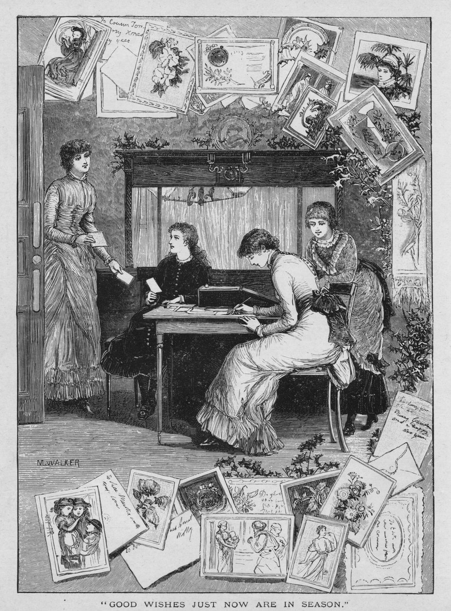 Bonnes souhaits de saison, 1882 - M. Walker
