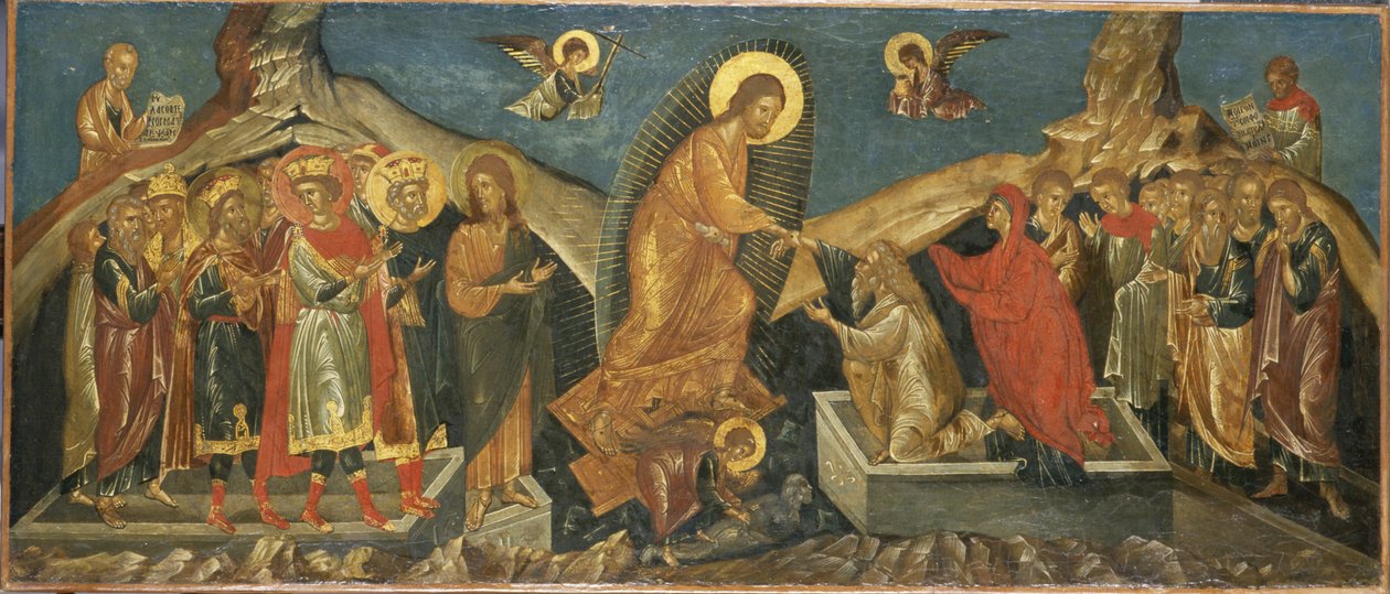 La Descente du Christ aux enfers - Macedonian School