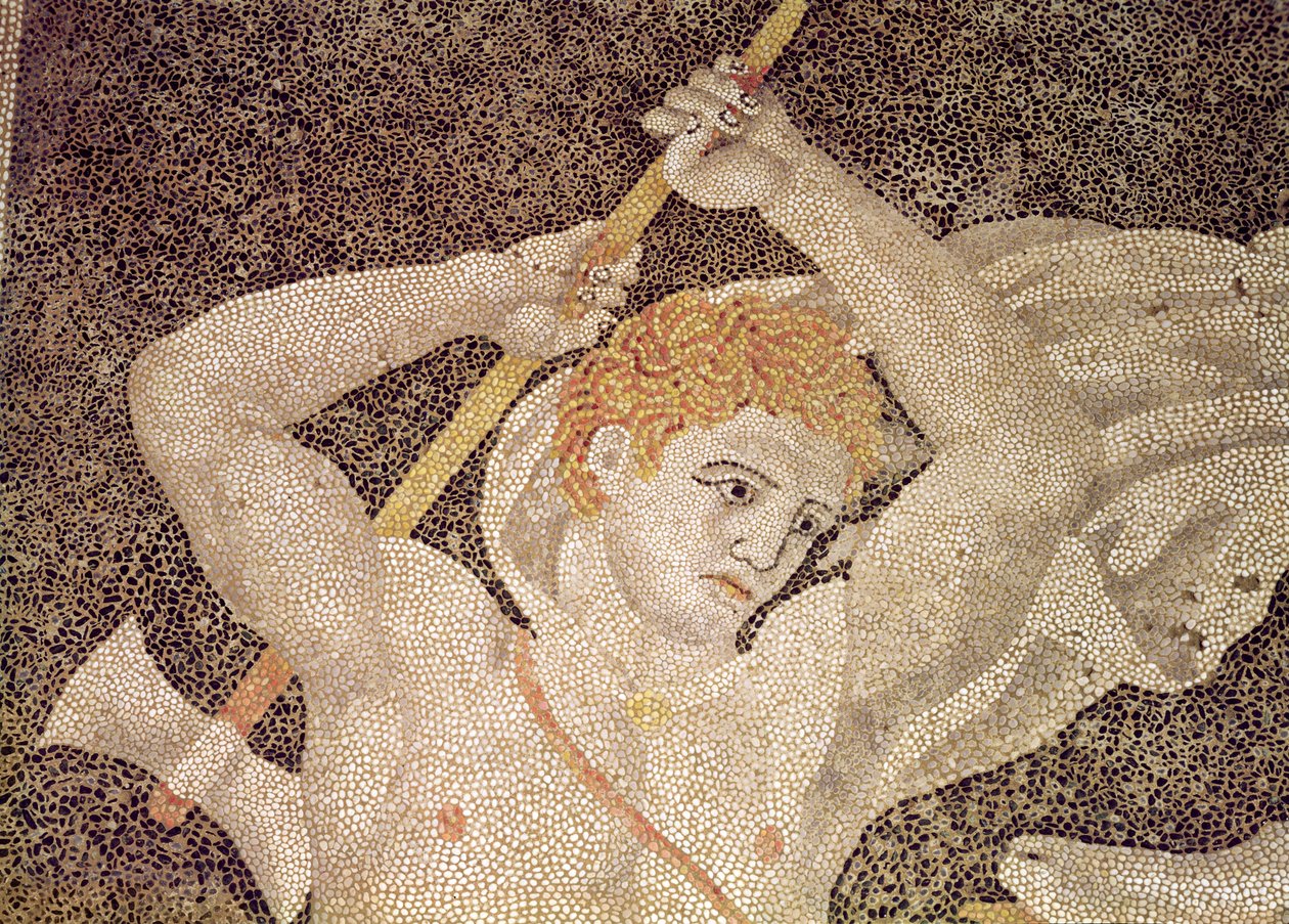 La Chasse au cerf (détail) - Macedonian School