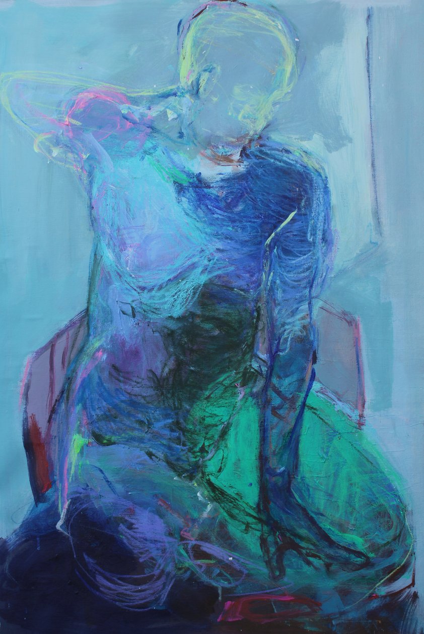Ikigai 2, 2023 (acryliques et pastels sur toile) - Madgalena Morey
