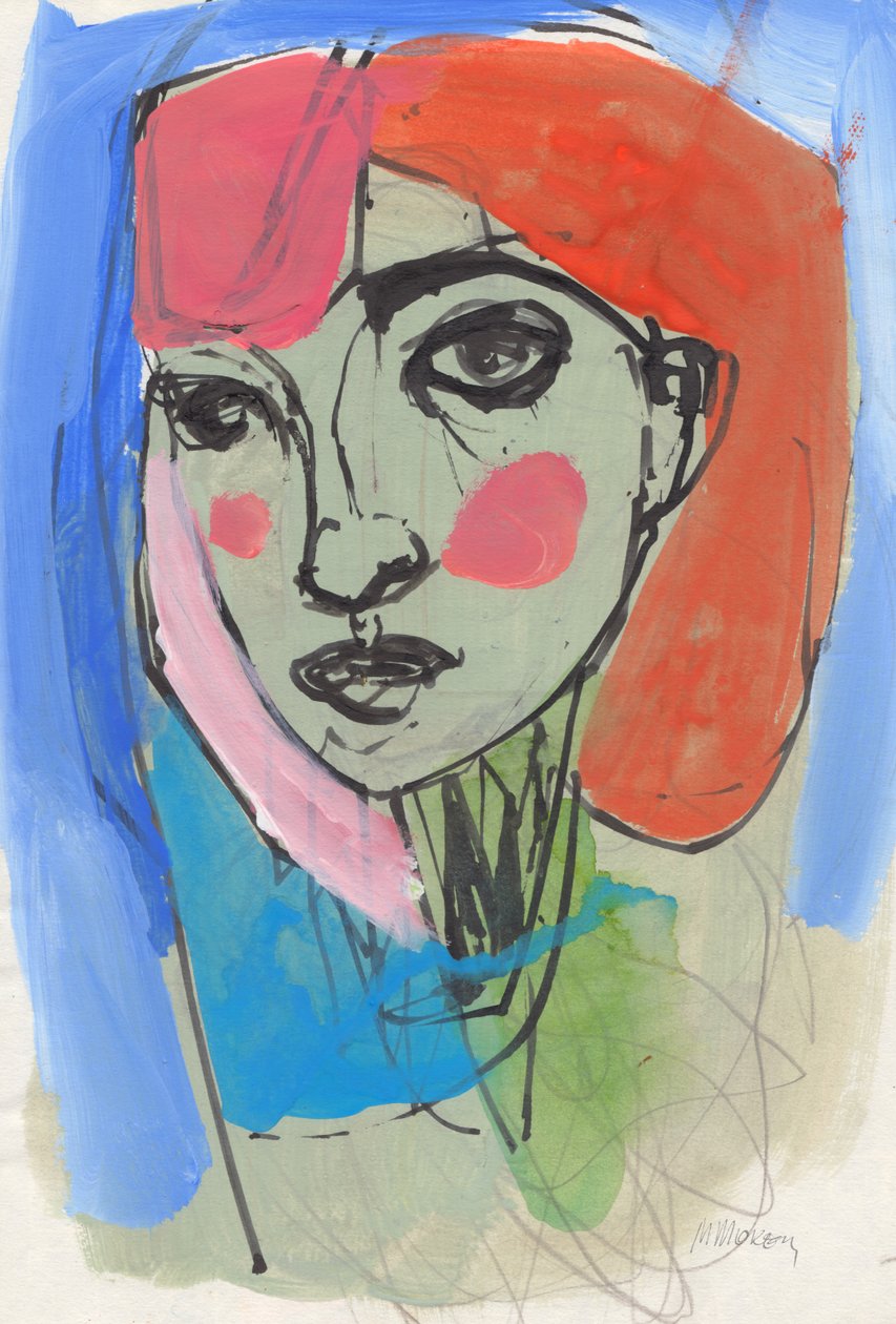 Sketchbook 18, 2024 (peinture à la détrempe, encre, crayon sur papier) - Madgalena Morey