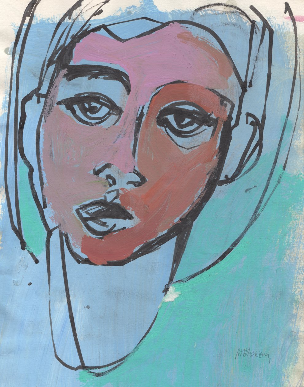 Sketchbook 21, 2024 (peinture à la détrempe, encre sur papier) - Madgalena Morey