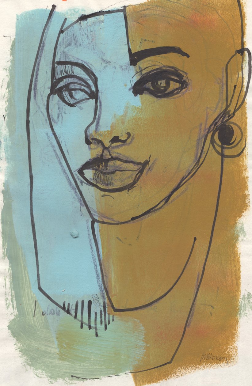 Sketchbook 23, 2025 (peinture à la détrempe, encre sur papier) - Madgalena Morey