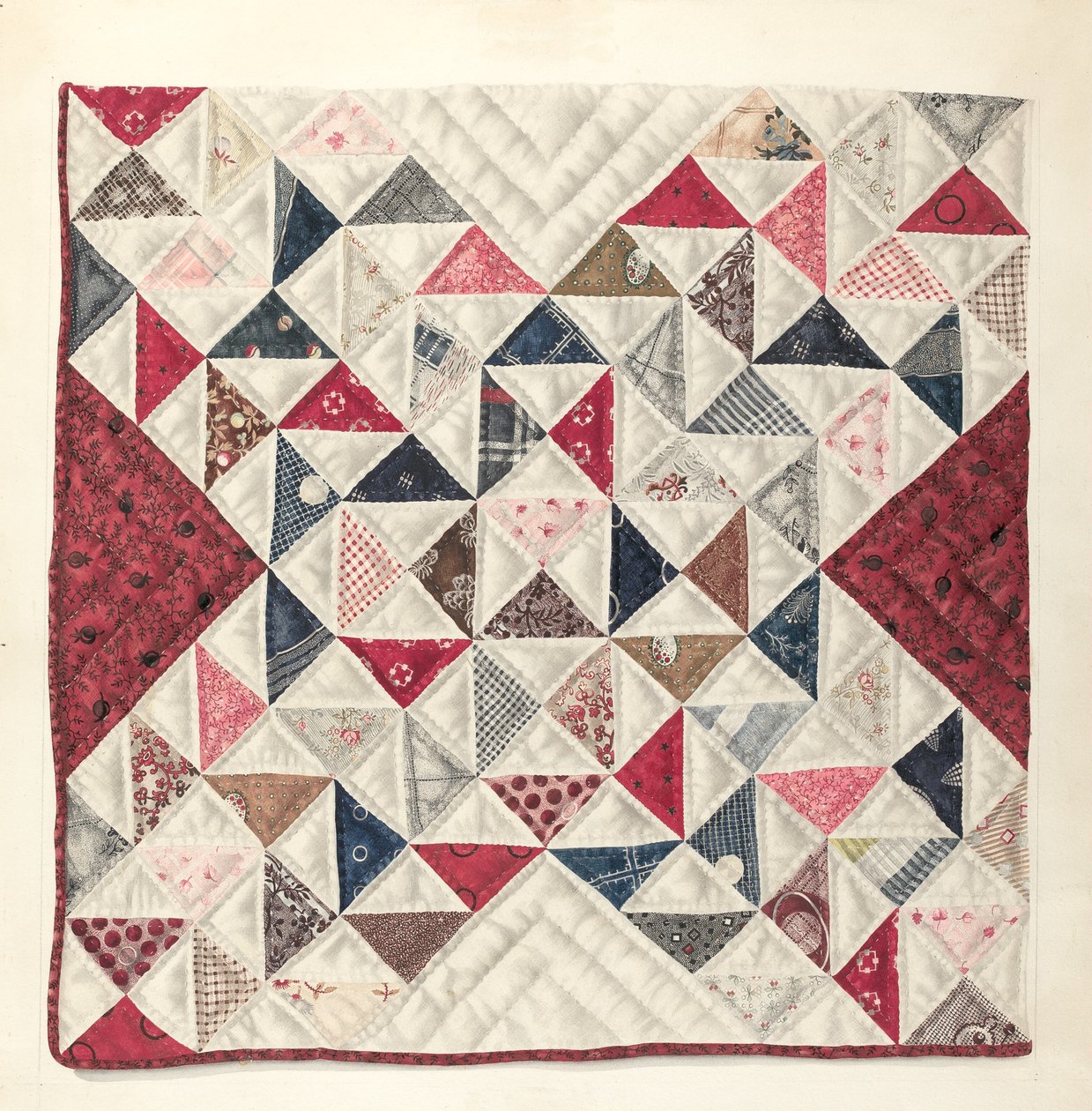 Couverture en patchwork - Mae A. Clarke