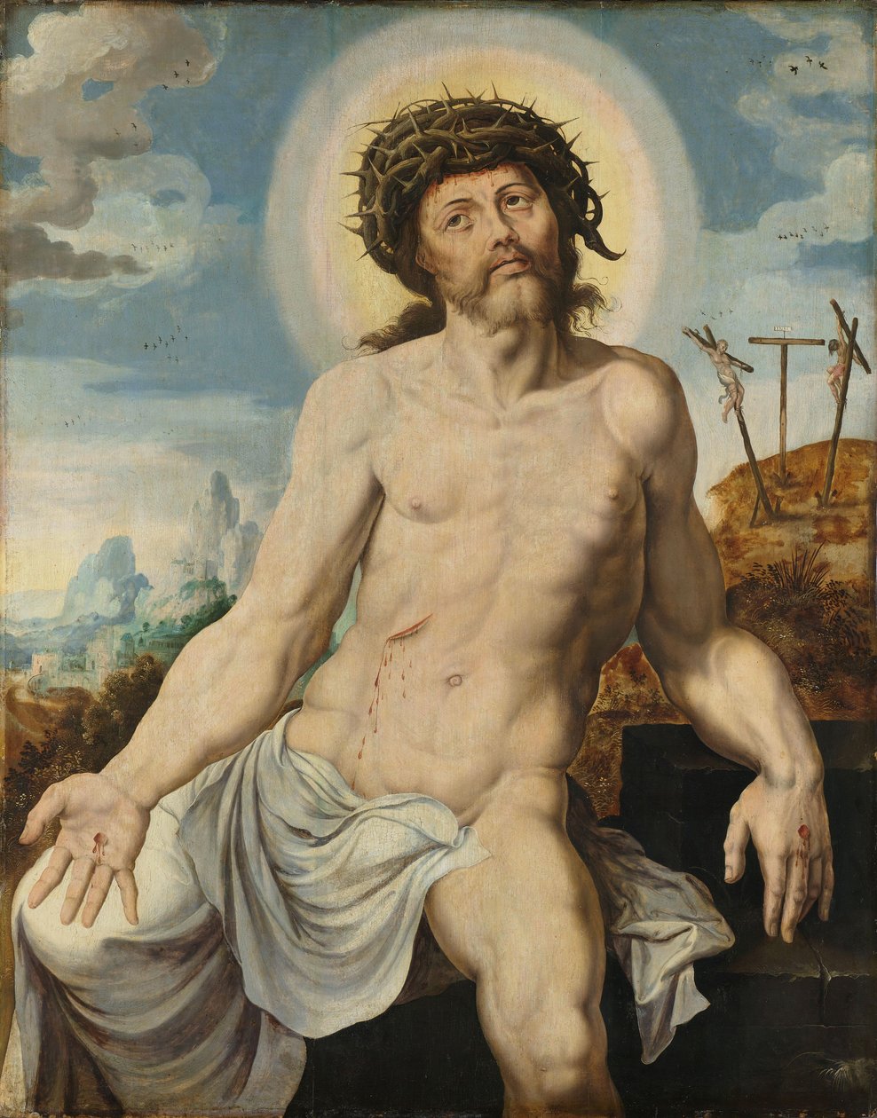 Le Christ, homme de douleur - Maerten van Heemskerck