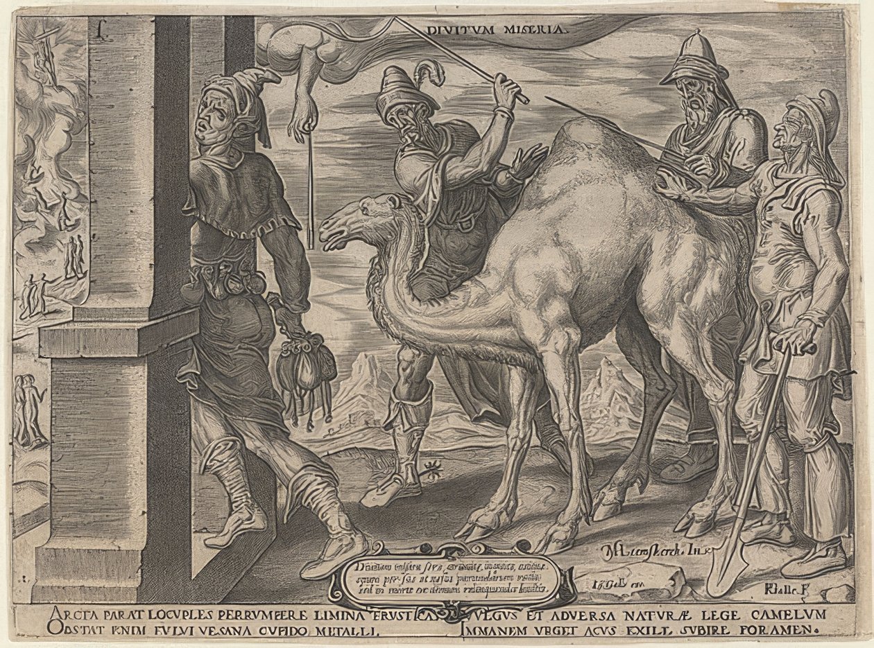 Homme riche et pauvre Lazare - Maerten van Heemskerck