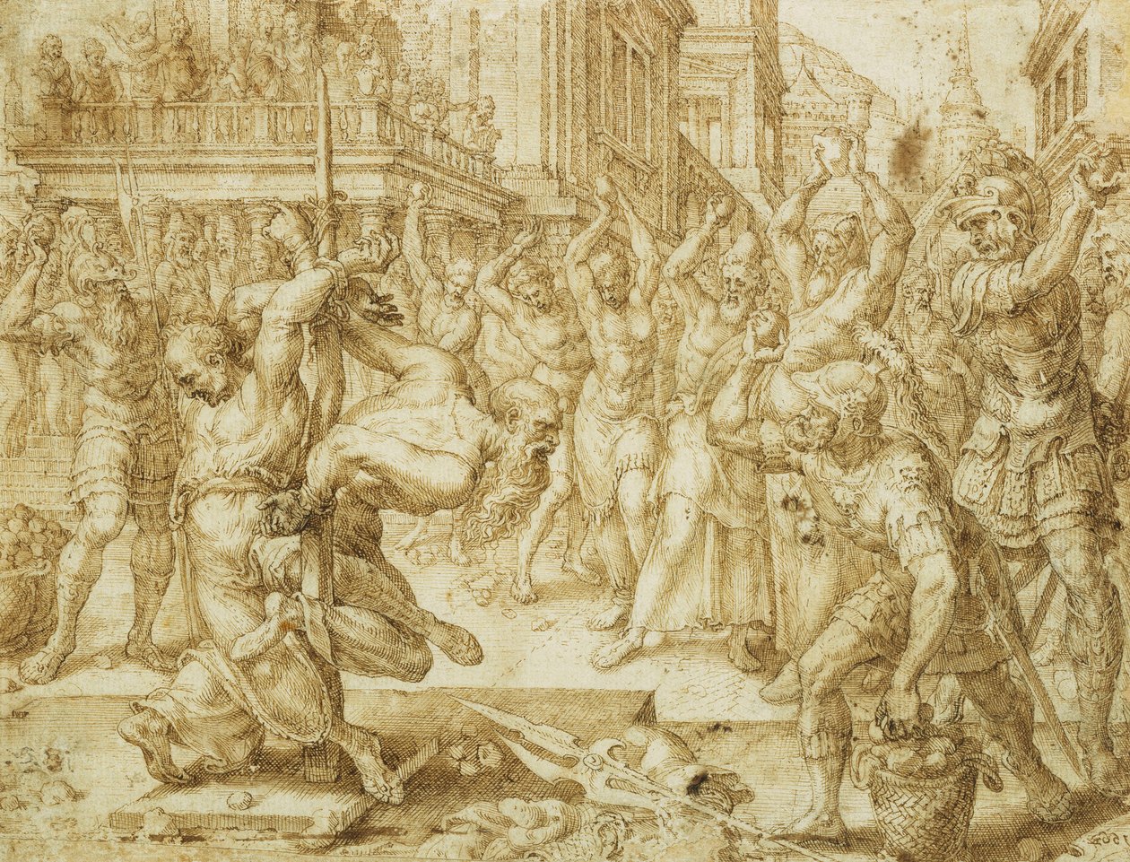 La lapidation des anciens, de l