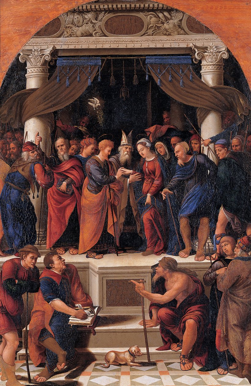 Mariage de la Vierge - Maestro dei dodici apostoli